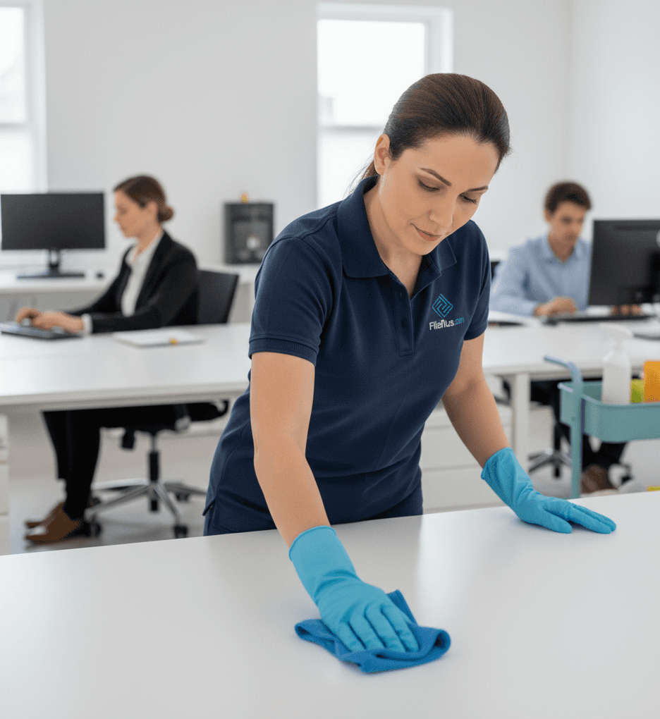 Profesional de limpieza de oficinas y comercios